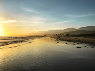 Sunset at Carpinteria Beach