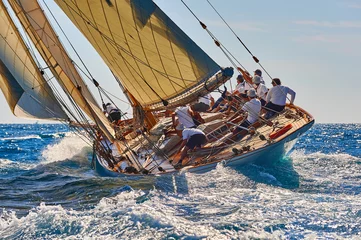 Photo sur Plexiglas Naviguer Course de voiliers. Yachting. Voile. Régate