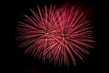 Red Fireworks