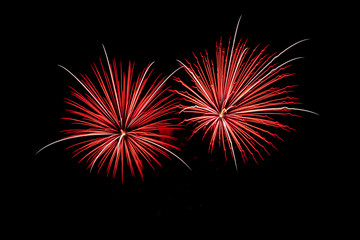 Red Fireworks