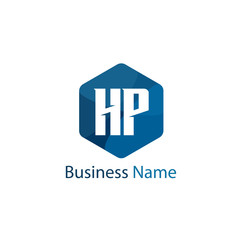 Obraz premium Initial Letter HP Logo Template Design