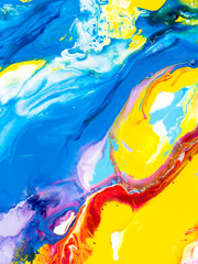 Colorful creative abstract hand painted background, marble texture