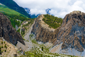 Nature view in Annapurna Conservation Area, Nepal