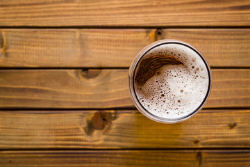 Glass of beer.