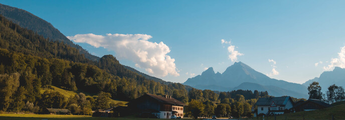 Beautiful alpine view at Berchtesgaden - Bavaria - Germany