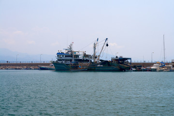 ship in port