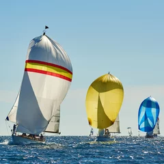 Photo sur Plexiglas Naviguer Sailing yacht race. Yachting. Sailing. Regatta