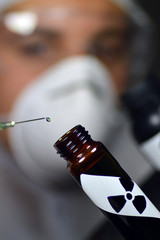 Laboratory tests with uranium