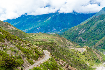 Nature view in Annapurna Conservation Area, Nepal