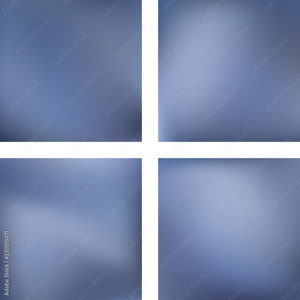 Poster set with abstract blurred backgrounds. vector illustration. modern geometrical backdrop. abstract te