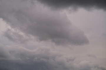 Fototapeta na wymiar Cloudy Stormy Windy Weather Skies