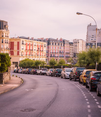 july 07 2018 Biarritz , France . Street in Biarritz, France .