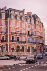 Obraz premium july 07 2018 Biarritz , France . Street in Biarritz, France .