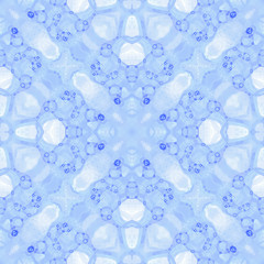 Violet seamless pattern. Artistic delicate soap bu