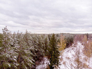 Vinter Landscape in the north of Europe