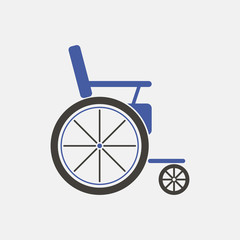 Wheelchair / handicapped access sign or symbol flat icon for websites and print