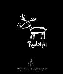 성탄절 / 손으로 그린 성탄전 카드