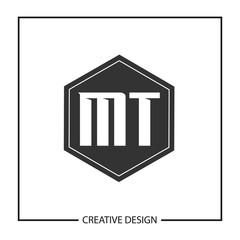 Initial Letter MT Logo Template Design