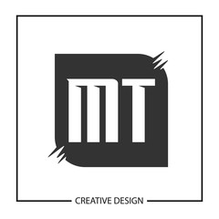 Initial Letter MT Logo Template Design