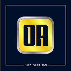 Initial Letter OA Logo Template Design