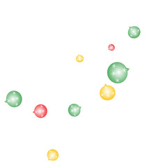 Celebration background template with Christmas balls. New Year Vector Background for Brochure, Cover. Vector Holiday Texture.