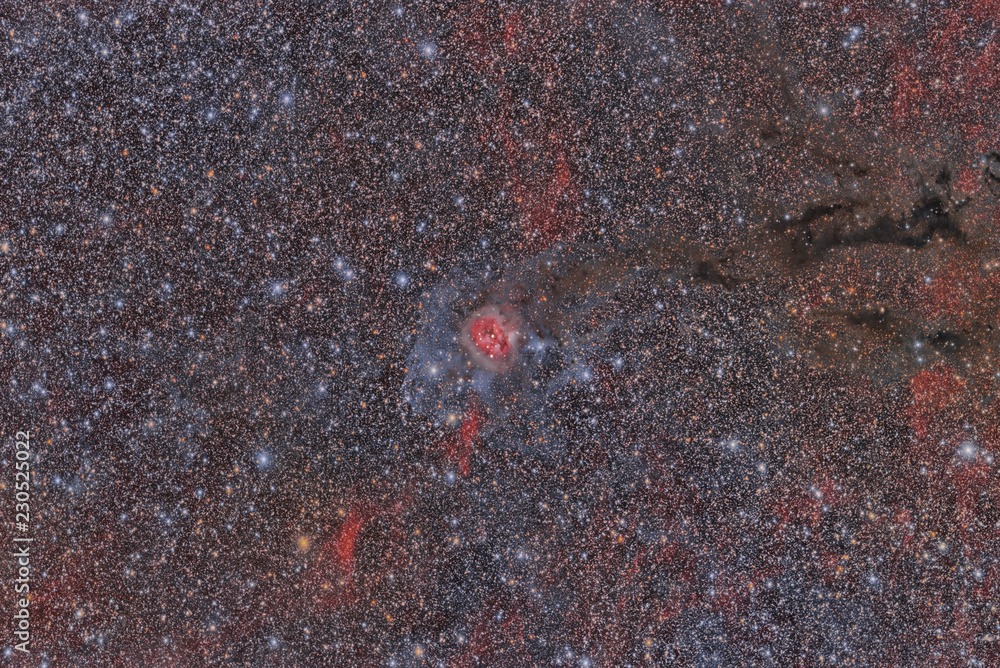 Canvas Prints imaged with a telescope and a scientific ccd camera