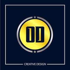 Initial Letter OD Logo Template Design