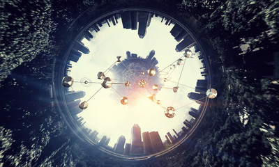 Our great big world. Mixed media