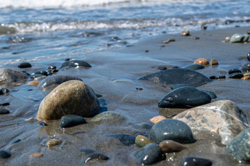 stones on the beach
