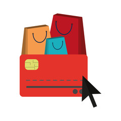 online shopping with credit card