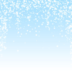 Beautiful falling snow Christmas background. Subtl