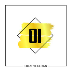 Initial Letter OI Logo Template Design