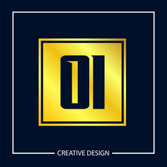 Initial Letter OI Logo Template Design