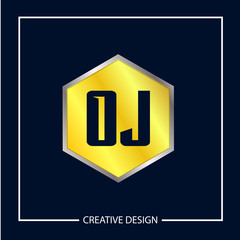 Initial Letter OJ Logo Template Design