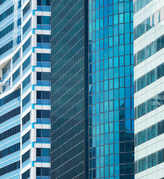 Background business architecture skyscraper Singapore