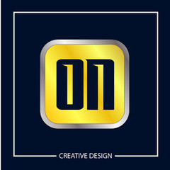Initial Letter ON Logo Template Design
