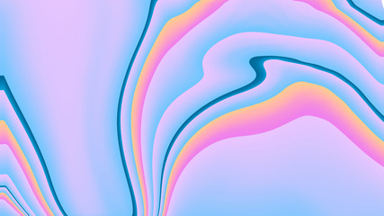 Abstract background with gradient liquify effect. Bright colors