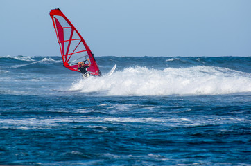 Windsurf a Berchida, Sardegna