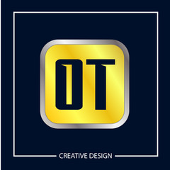 Initial Letter OT Logo Template Design