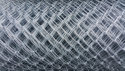 Steel wire mesh skin taxture and taxture detail of surface is identity background