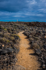 Rocks and mountains in the desert, tropical place wth no water. Climate change and clouds movement. Outdoors scenic place and travel concept