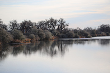 Country Morning On The River