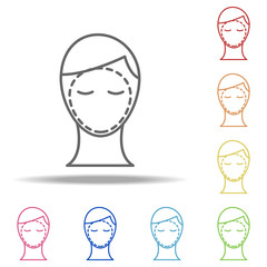anti age surgery icon. Elements of plastic syrgery in multi color style icons. Simple icon for websites, web design, mobile app, info graphics