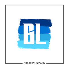 Initial Letter BL Logo Template Design