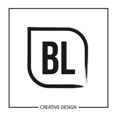 Initial Letter BL Logo Template Design