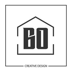 Initial Letter BO Logo Template Design