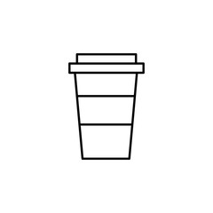 drink, coffee icon. Element of food icon. Thin line icon for website design and development, app development. Premium icon