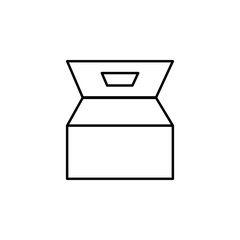 food, box icon. Element of food icon. Thin line icon for website design and development, app development. Premium icon