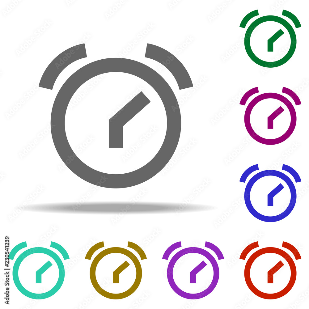 Poster alarm icon. elements of web in multi color style icons. simple icon for websites, web design, mobile