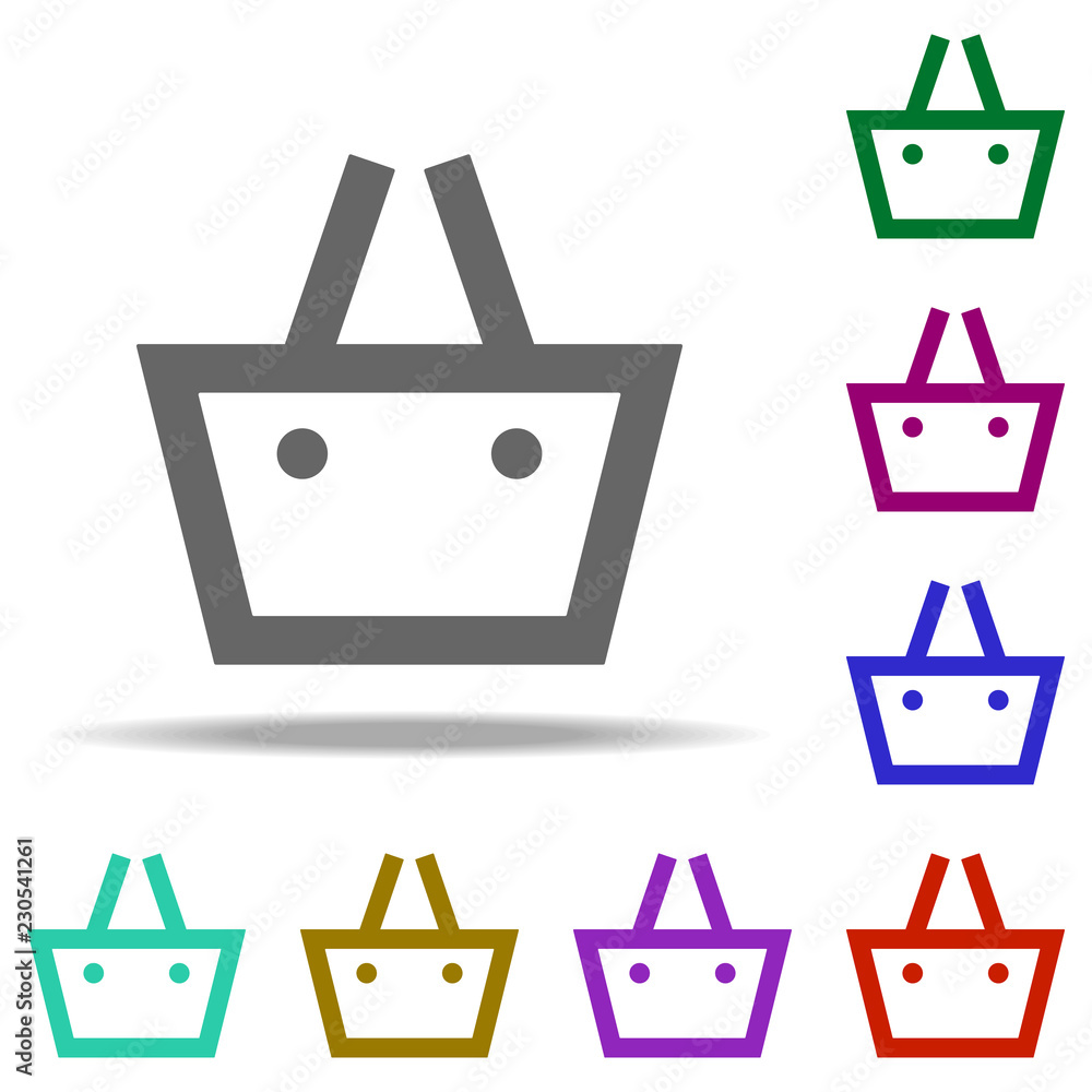 Poster basket icon. elements of web in multi color style icons. simple icon for websites, web design, mobil